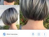 Short Hairstyles 2019 Highlights New Bob Grey Hair Picks In 2019 Pinterest