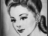 Short Hairstyles Drawing Elegant 1940s Short Hairstyles – Uternity