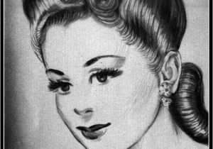 Short Hairstyles Drawing Elegant 1940s Short Hairstyles – Uternity