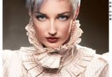 Short Hairstyles for White Women Short Hairstyles White and Blue Spiked Up Pixie Cut