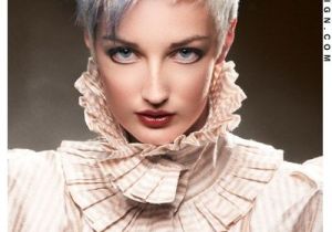 Short Hairstyles for White Women Short Hairstyles White and Blue Spiked Up Pixie Cut