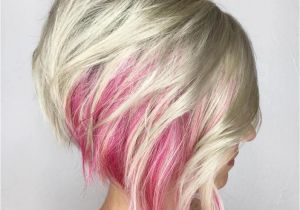 Short Hairstyles Pink Highlights 100 Mind Blowing Short Hairstyles for Fine Hair In 2018