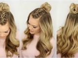 Short Half Updo Hairstyles Half Up and Half Down Hairstyles for Prom Mohawk Braid top Knot