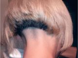 Short Nape Bob Haircut Videos Two Color Shaved Nape Short Bob Pinterest