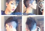 Short Punk Rock Girl Hairstyles Faux Hawk Mohawk Hair & Make Ups Pinterest
