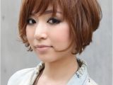 Short Stacked Bob Haircuts with Bangs Trendy Short Copper Haircut From Japan Stacked Short