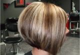 Short Swing Bob Haircuts Side View Of Graduated Bob Haircut with Highlights