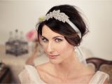 Short Wedding Hairstyles with Headband Stylish Short Wedding Hairstyles with Headband