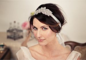 Short Wedding Hairstyles with Headband Stylish Short Wedding Hairstyles with Headband