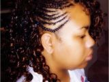 Side Braid Hairstyles with Weave Partial Weave with Side Braids and Curly Hair