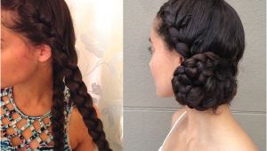 Side Buns Hairstyles Images How to Create A Braided Side Bun On Long Hair Hair