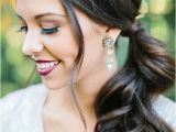 Side Ponytail Wedding Hairstyles for Long Hair Ponytail Hairstyles Wavy Side Ponytail Bridal