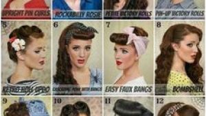 Simple 1950s Hairstyles 743 Best Pin Up Hair Tutorials Images