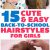 Simple and Cute Hairstyles for Girls 15 Cute & Easy Back to School Hairstyles for Girls