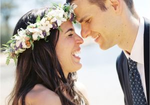 Simple Beach Wedding Hairstyles A Meaningful Elopement In Hawaii Real Weddings