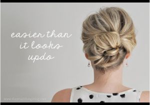 Simple Bun Hairstyles Youtube Easier Than It Looks Updo