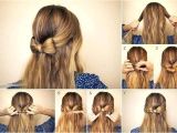 Simple Hairstyles Bow Hair Bow Hairstyle Diy Hairstyle Pinterest