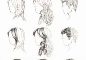 Simple Hairstyles Drawing Hair Tutorialsed Help Drawing Faces at A Side View