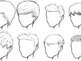 Simple Hairstyles Drawing Male Hair Sketches Buzz F