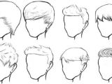 Simple Hairstyles Drawing Male Hair Sketches Buzz F