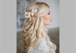 Simple Half Up Half Down Wedding Hairstyles 30 Half Up Half Down Wedding Hair Style