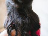 Simple Half Up Half Down Wedding Hairstyles How to Simple Half Up Half Down Wedding Hair