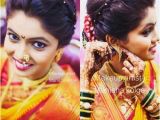 Simple Marathi Hairstyles Pic Of Simple Marathi Bridal Poof and Hair Bun