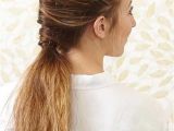 Simple Rock Hairstyles Added Texture and Salt Spray Keep This French Twisted Ponytail From