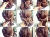 Simple Updo Hairstyles for Short Hair Short Hair Updos How to Style Bobs Lobs Tutorials