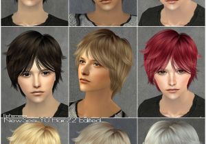 Sims 2 Hairstyles Downloads Free Mod the Sims Coolsims Male Hair 27 Peggy Free Hair Newsea