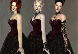 Sims 2 Wedding Hairstyles Mod the Sims Fashion Story From Heather Wedding Charm Of Gothic