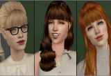 Sims 2 Wedding Hairstyles Schoolgirls Skirts and Accessory Bangs Sims 2