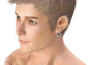 Sims 3 Black Hairstyles Download Faux Hawk Hair 017 for Males by Kijiko Sims 3 Downloads Cc