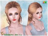 Sims 3 Hairstyles Easy Download B Fly Back Braided Hair 116 by Yoyo Sims 3 Downloads Cc Caboodle