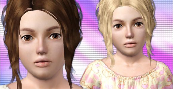 Sims 3 Hairstyles Easy Download Sims 3 Hair Bun