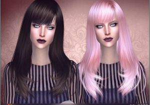 Sims 3 Teenage Hairstyles Download Shoulder Length Hair for Your La S Found In Tsr Category Sims 4