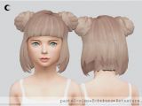 Sims 3 toddler Hairstyles Download Kalewa A Bob N Buns Child • Sims 4 Downloads Sims 4