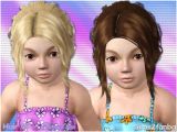 Sims 3 toddler Hairstyles Download Sims 3 Hair Bun