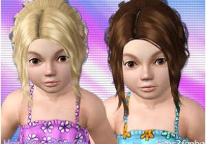 Sims 3 toddler Hairstyles Download Sims 3 Hair Bun