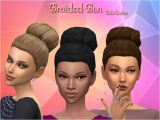 Sims 3 toddler Hairstyles Download Sims 4 Hair Bun