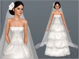 Sims 3 Wedding Hairstyles Download Bridal Long Veil and Hair Flowers for Wedding Sims 3 Free