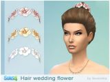 Sims 3 Wedding Hairstyles Download Sims by Severinka Wedding Hair Flowers • Sims 4 Downloads
