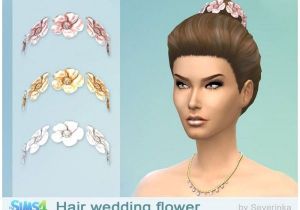 Sims 3 Wedding Hairstyles Download Sims by Severinka Wedding Hair Flowers • Sims 4 Downloads