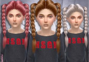 Sims 4 Child Hairstyles Download Child Version Of Inna Hair Braids Found In Tsr Category Sims 4