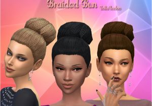 Sims 4 Child Hairstyles Download Sims 4 Hair Bun