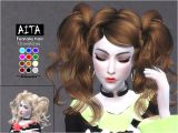 Sims 4 Cute Hairstyles Aita Pigtails Female Hairstyle Found In Tsr Category Sims 4 Female