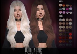 Sims 4 New Hairstyles Download Ophelia Hair Download Sims 4 Sims Pinterest