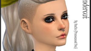 Sims 4 New Hairstyles Download Sims 4 Updates Dachs Sims Hairstyles Wms Undercut Pony Custom