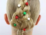 Snake Braid Hairstyle for Short Hair for An Easy Christmas Hairstyle Try This Cute Christmas Tree Braid