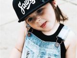 Snapback Hairstyles for Girls Personalized Kids Snapback with Bow